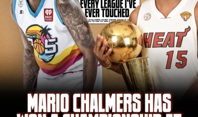 韦德谈查尔莫斯BIG3绝杀夺冠：他在高中、大学、NBA都拿了冠军